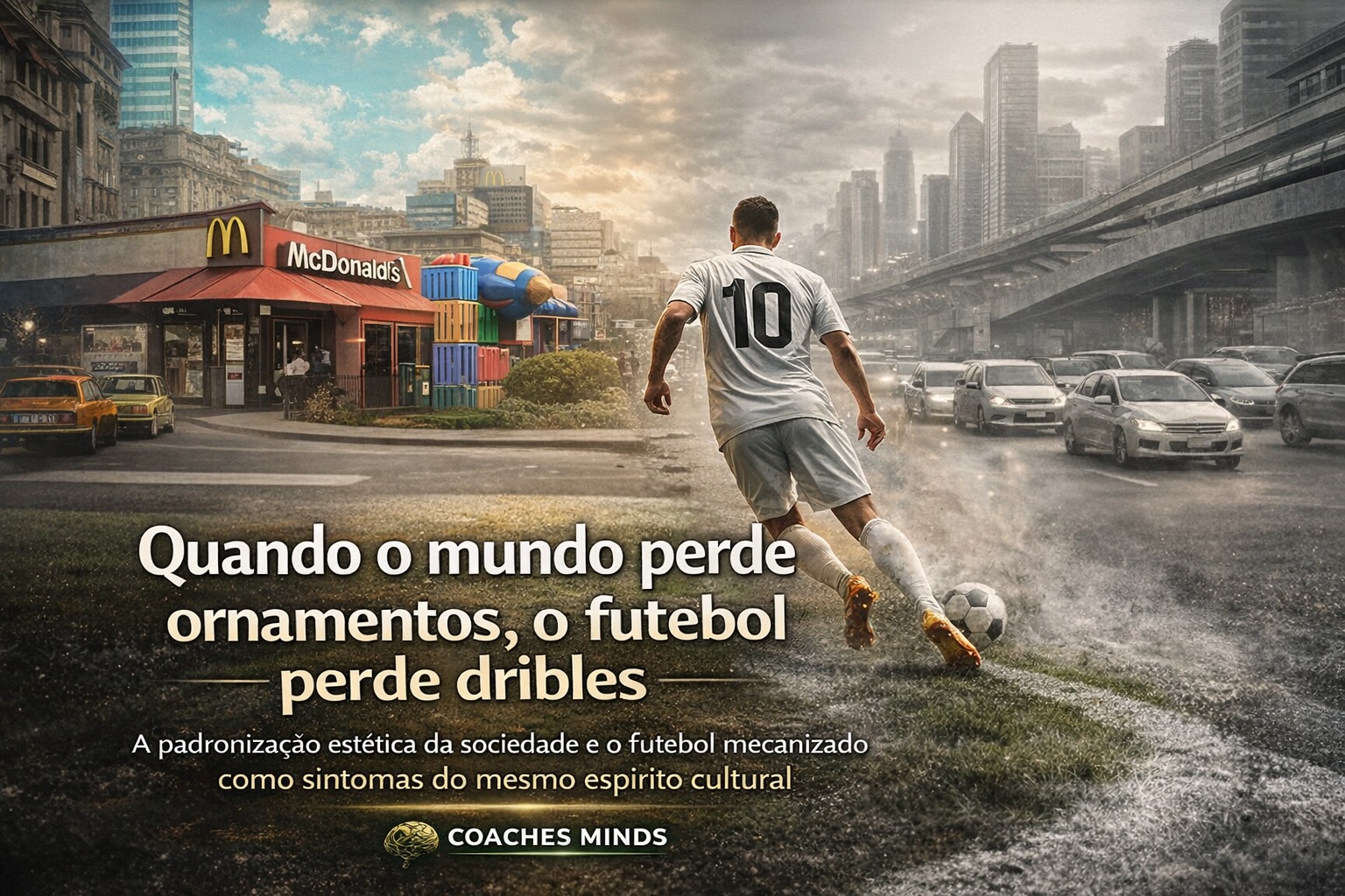 Quando o mundo perde ornamentos, o futebol perde dribles